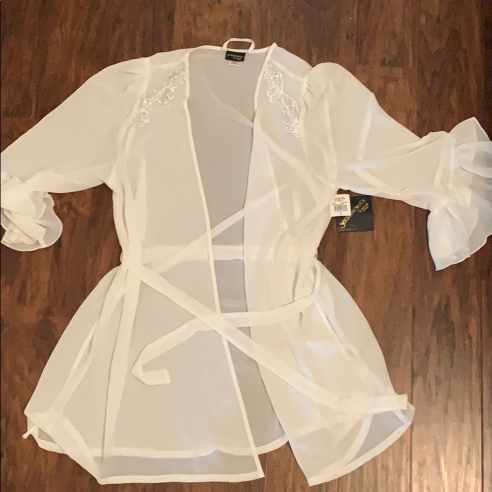 White Bridal Robe - Picture 1 of 6